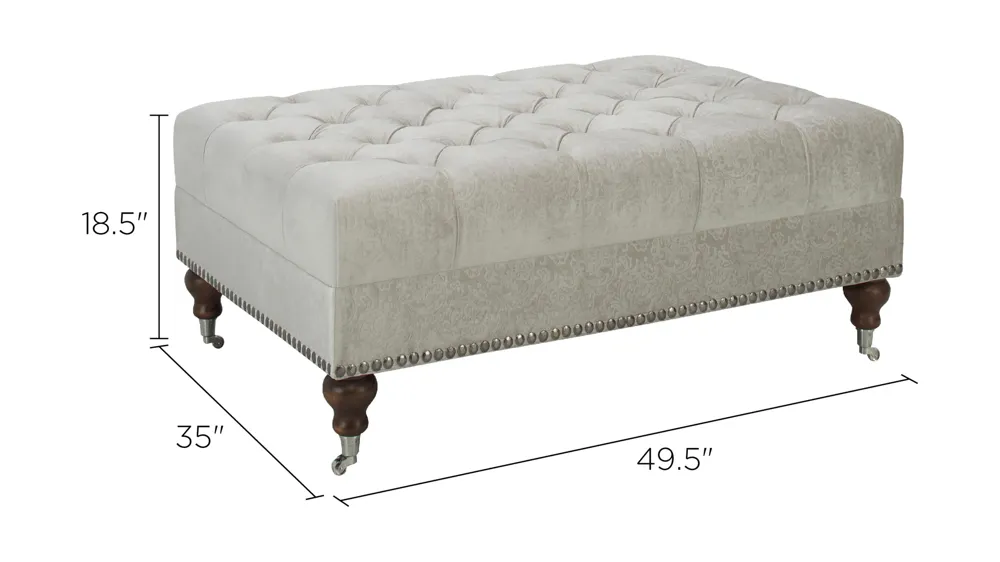 Duchess Cocktail Ottoman Dimensions