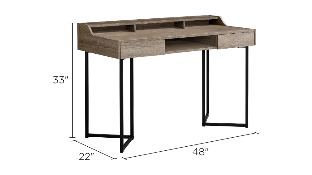 Amos Computer Desk Dimensions