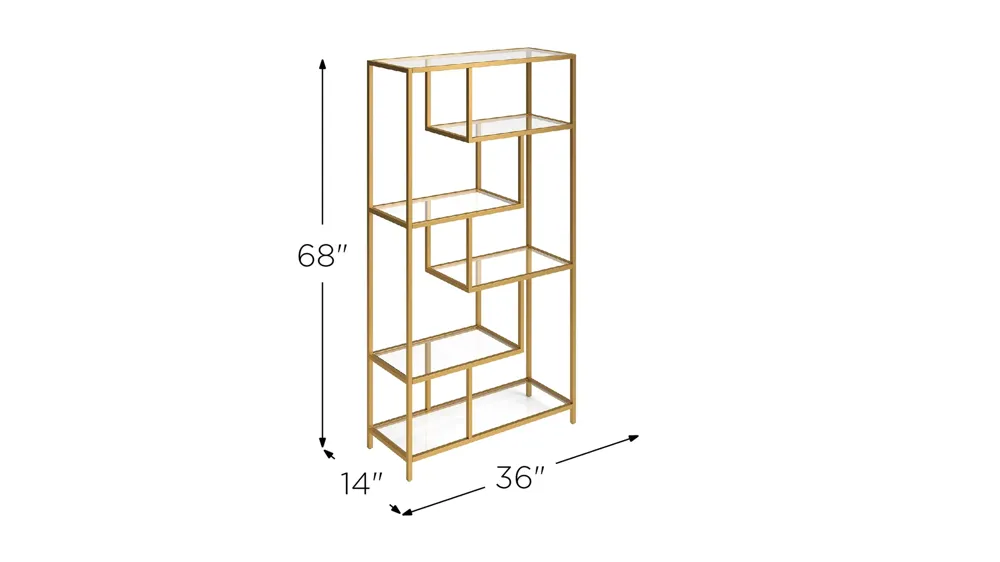 Carrie Lane Bookcase Dimensions