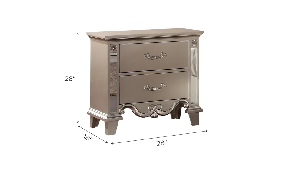 Sonia Nightstand Dimensions