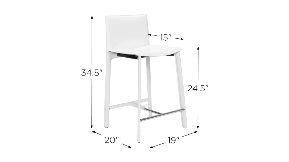 Michelle Counter Stool - Set of 2 Dimensions