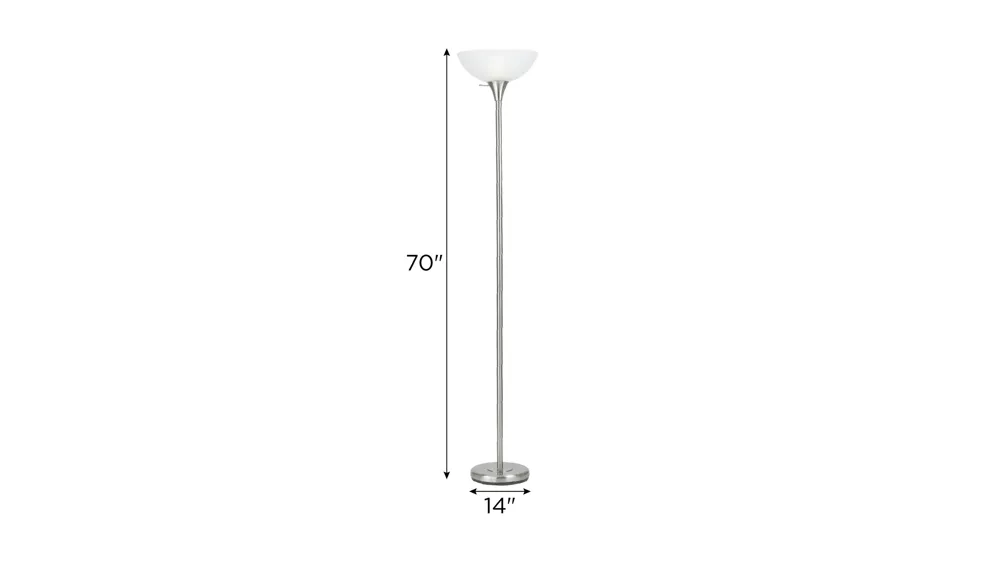 3 Way Torchiere Floor Lamp Dimensions