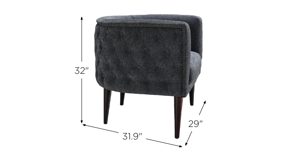 Selma Accent Armchair Dimensions