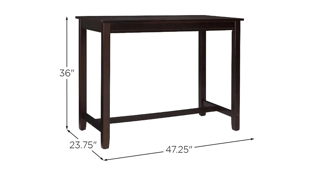 Claridge Counter Height Pub Table Dimensions