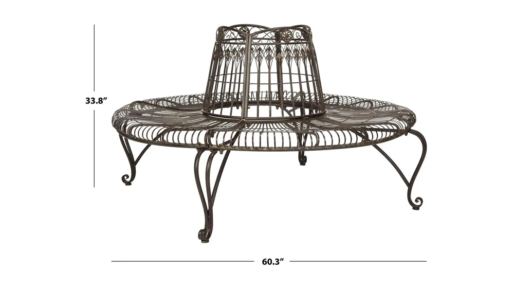 Filbert Round Outdoor Tree Bench Dimensions