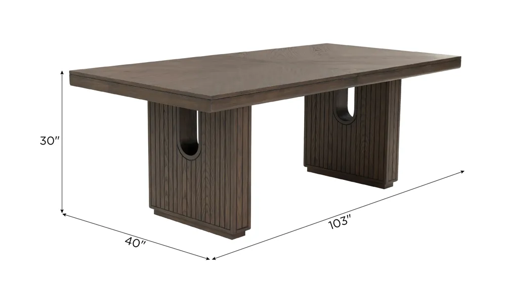Athens Dining Table Dimensions
