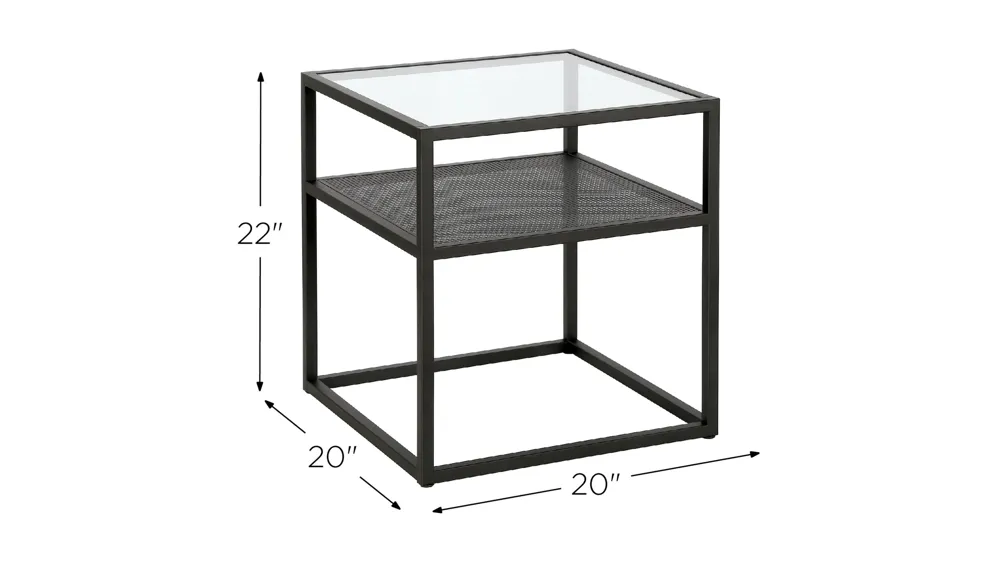 Tina End Table Dimensions