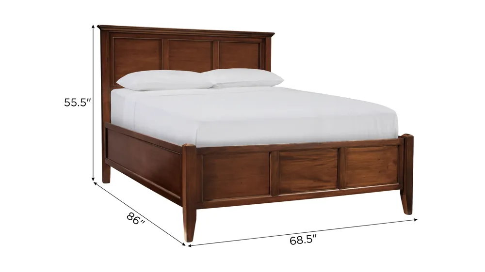 Westlake Panel Bed Dimensions