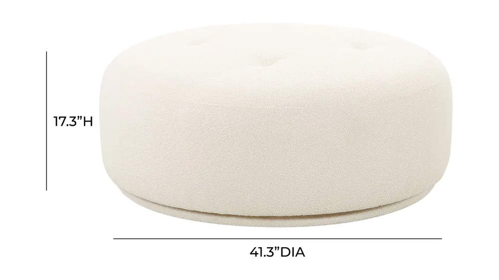 Fickle Swivel Ottoman Dimensions