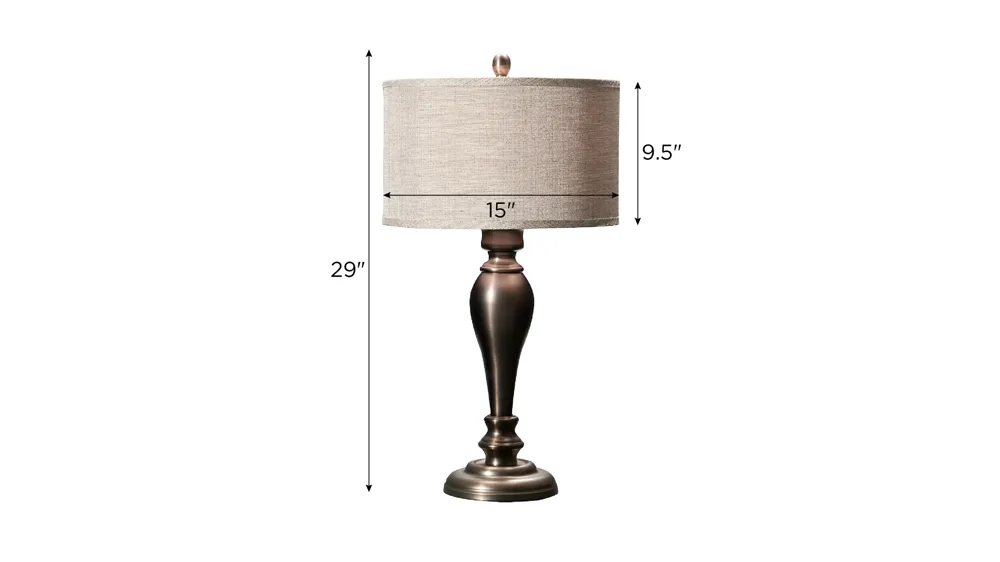 Melly Table Lamp Dimensions