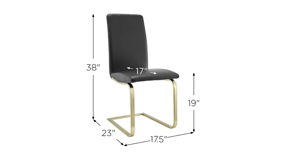 Cinzia Side Chair Dimensions