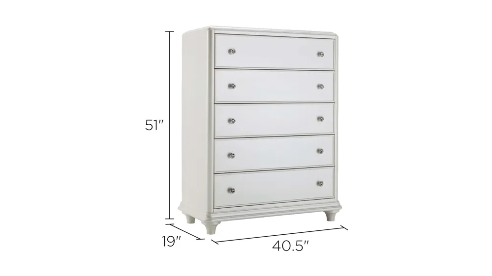 Joscelyne Bedroom Chest Dimensions