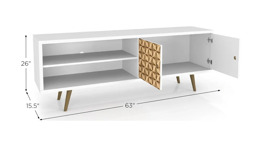 Liberty 63" TV Stand Dimensions