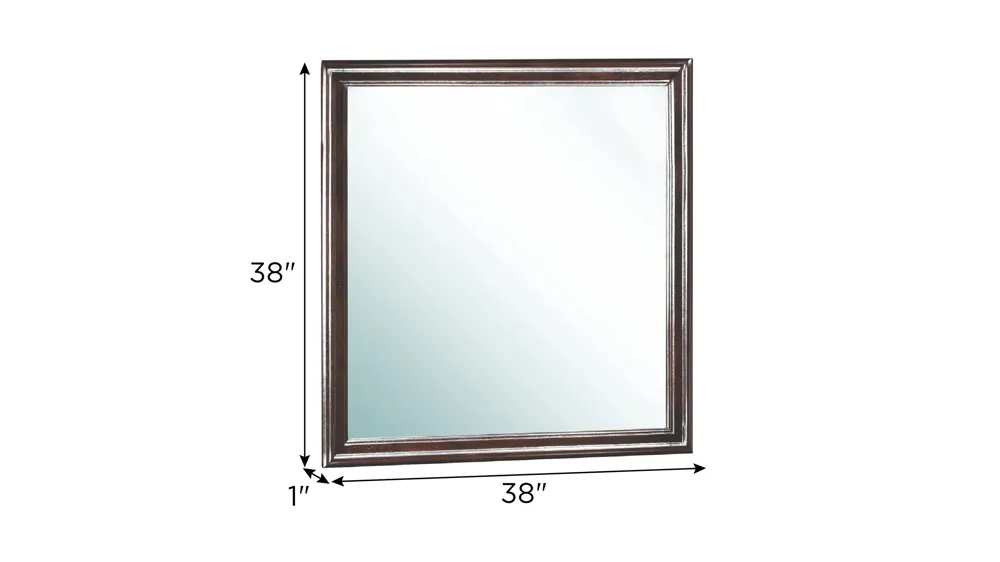 Rossie Bedroom Dresser Mirror Dimensions
