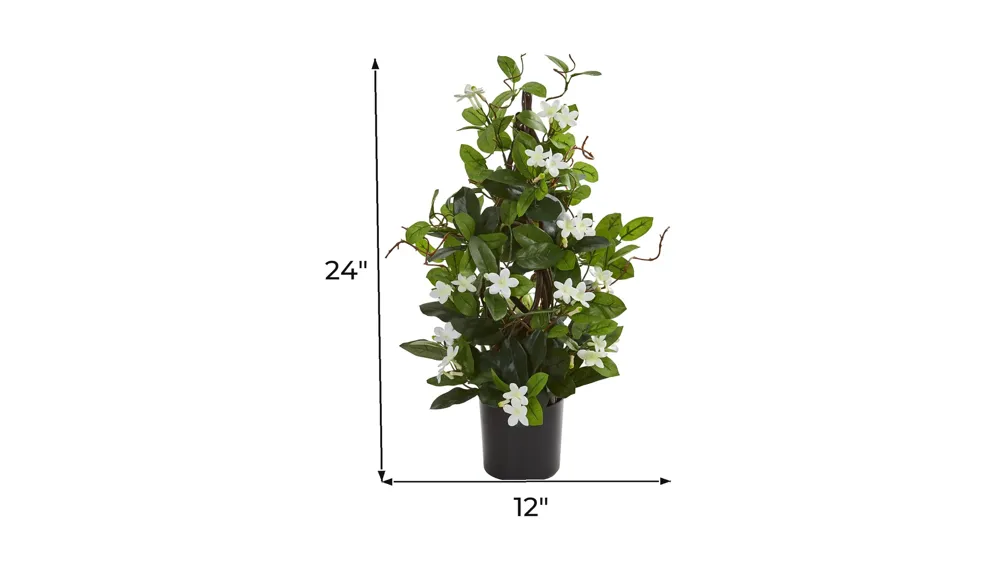 24in. Stephanotis Artificial Climbing Plant Dimensions