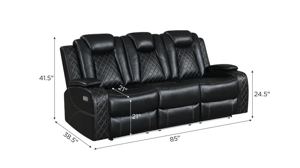 Orion Power Reclining Sofa Dimensions