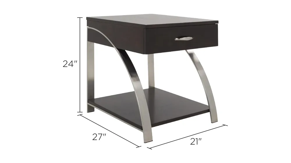 Sloane Rectangular End Table Dimensions