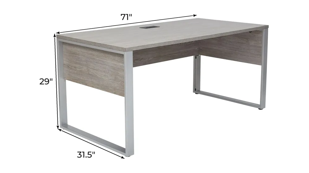 Kalmar 71" Desk Dimensions