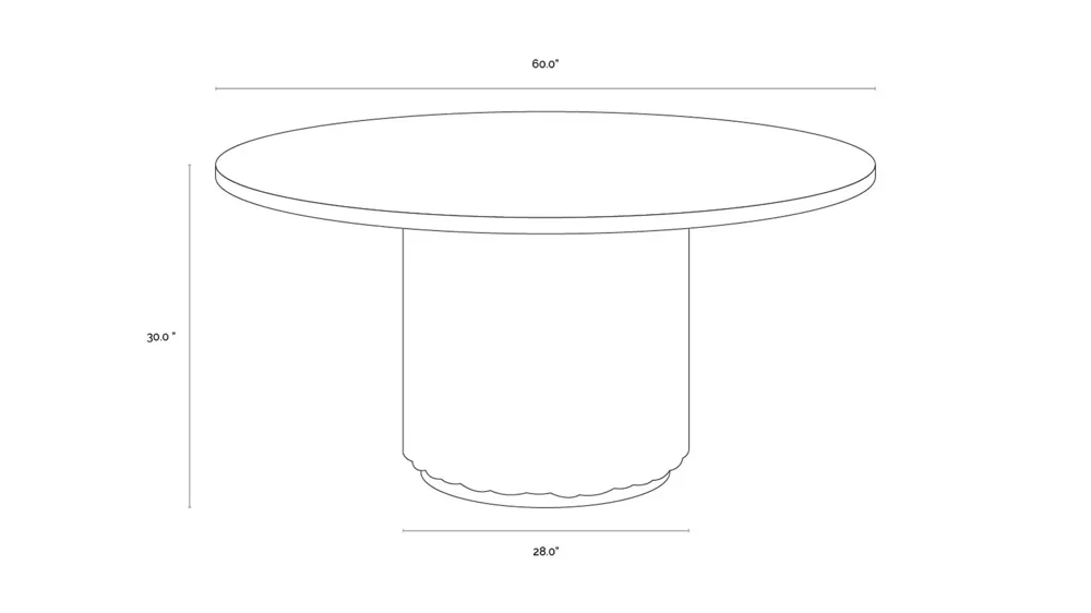 Riviera Outdoor Dining Table Dimensions