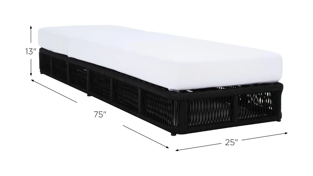 Ally Chaise Lounge Dimensions