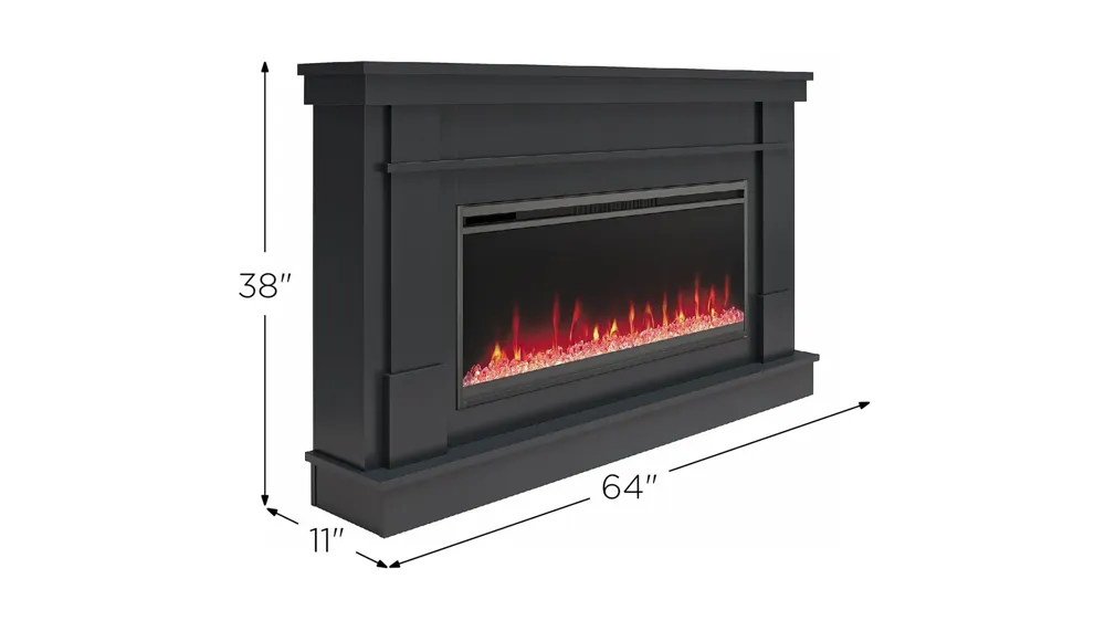Montvale Electric Fireplace Dimensions