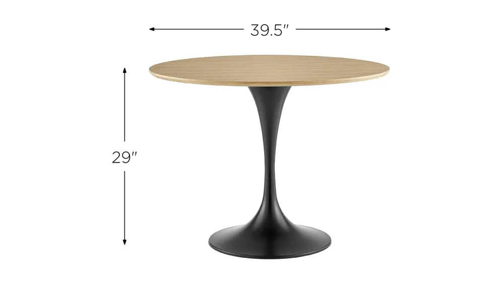 Astrid 40" Round Table Dimensions