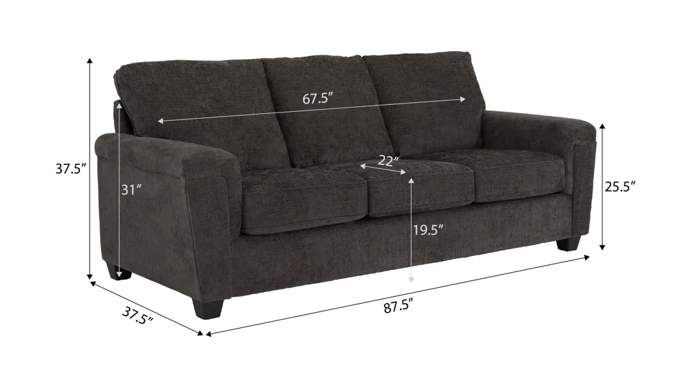 Elora Living Room Set Dimensions