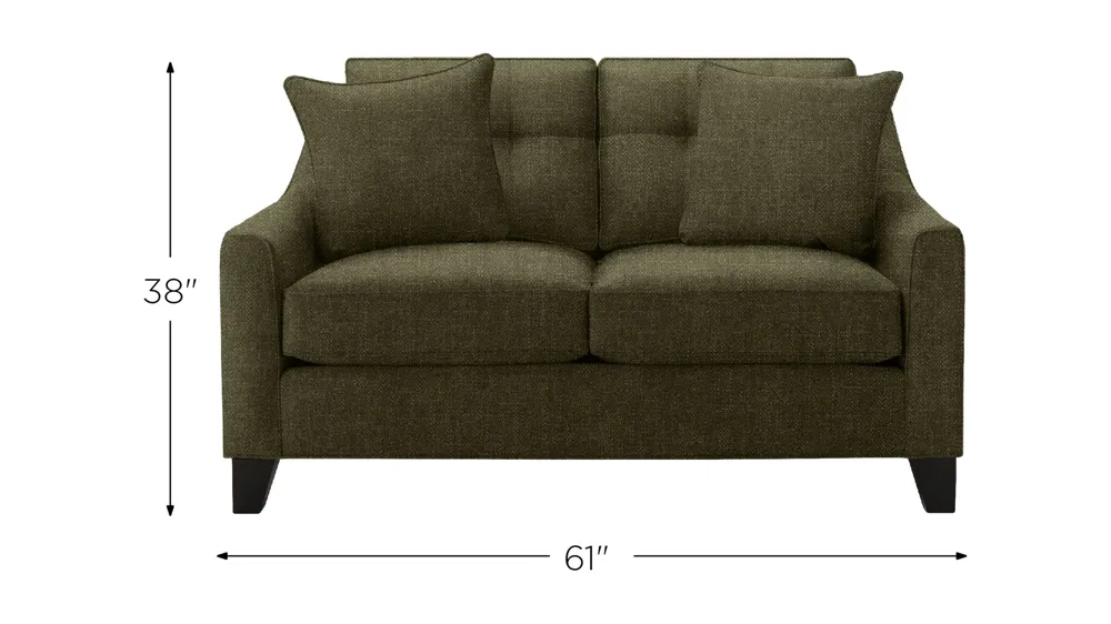 Carmine Loveseat Dimensions