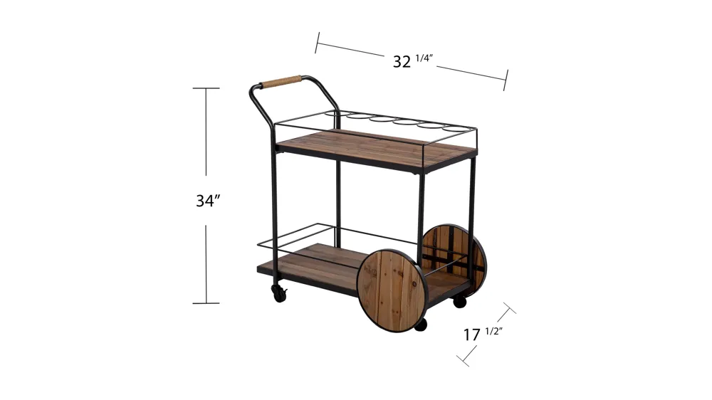 Southam Bar Cart Dimensions