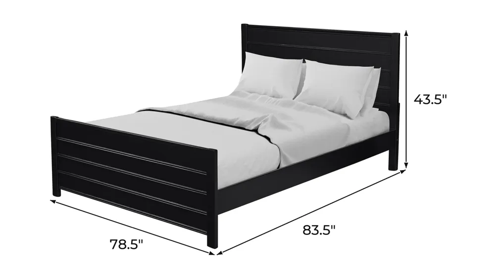 Caroline Platform Bed Dimensions