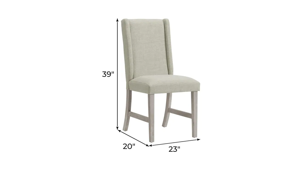 Holmes Dining Side Chair - Set of 2 Dimensions