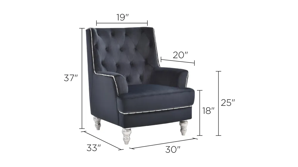 Pamona Occasional Chair Dimensions