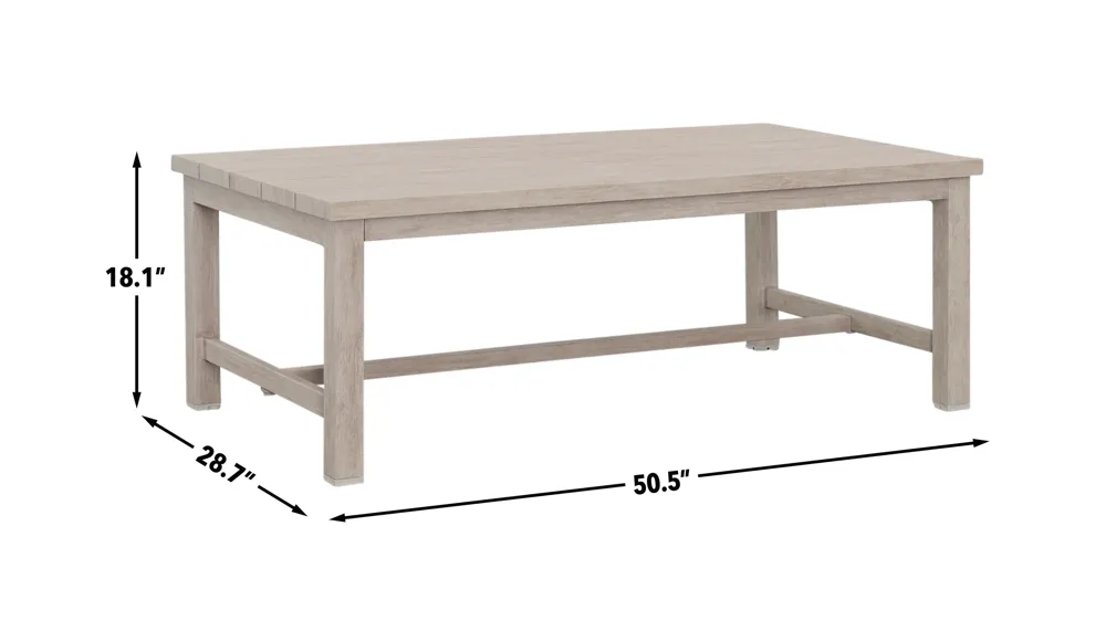 Blakley Cocktail Table Dimensions