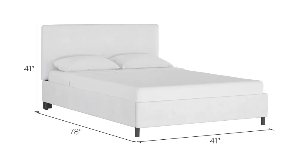 Valerie Platform Bed Dimensions