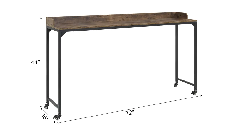 Sprague Adjustable Height Over-The-Bed Desk Dimensions