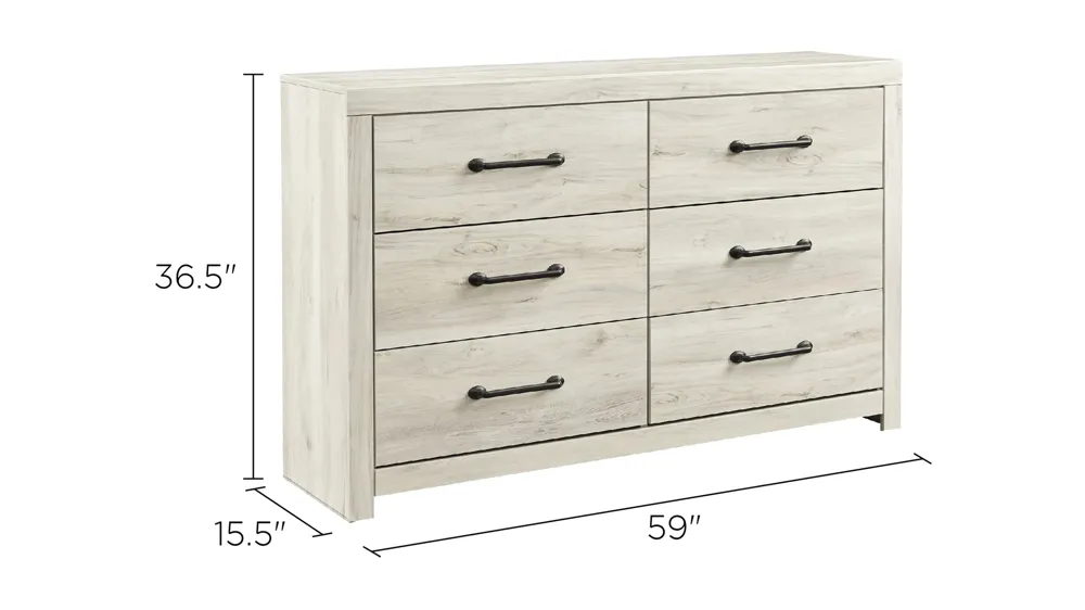 Luna Bedroom Dresser Dimensions