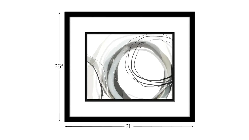 Circle The Wagons I Wall Art Dimensions