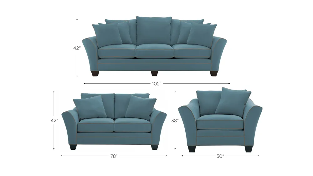 Briarwood Living Room Set Dimensions