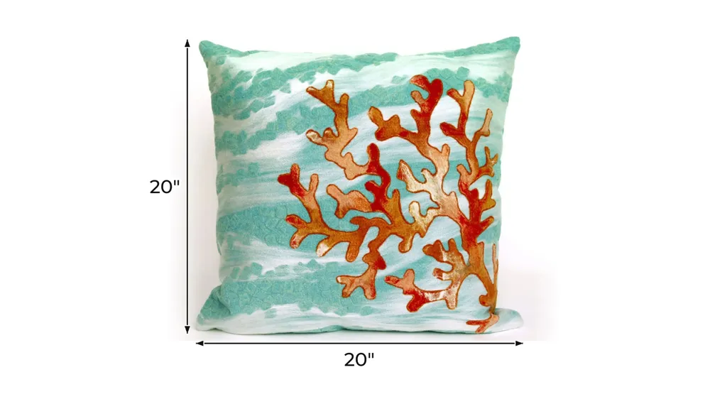 Liora Manne Visions III Coral Wave Pillow Dimensions