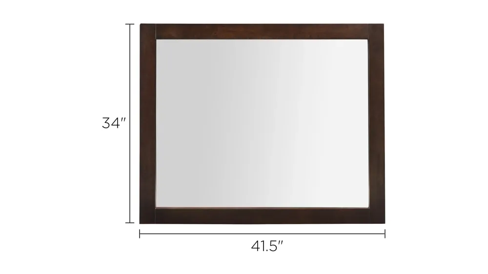Reggio Bedroom Dresser Mirror Dimensions