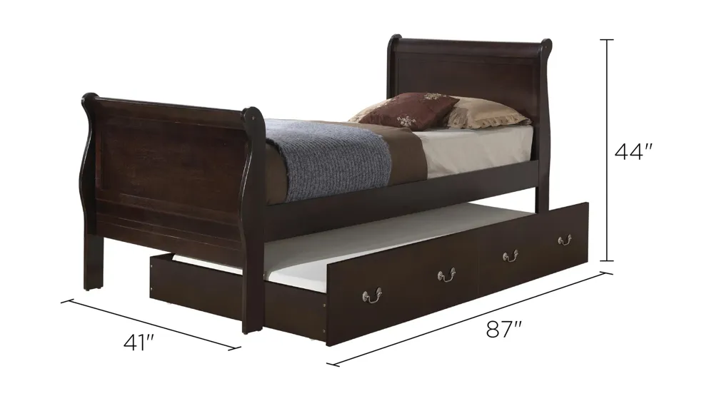Rossie Trundle Bed Dimensions