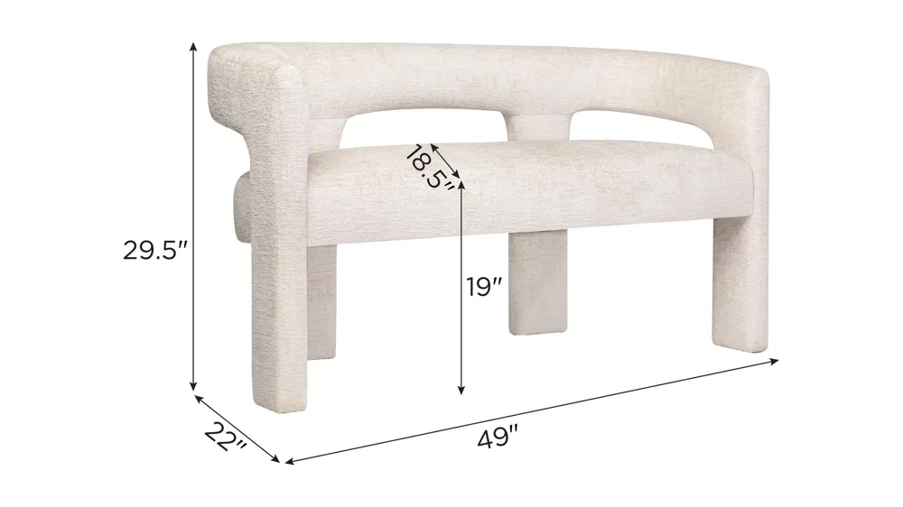 Gwen Bench Dimensions