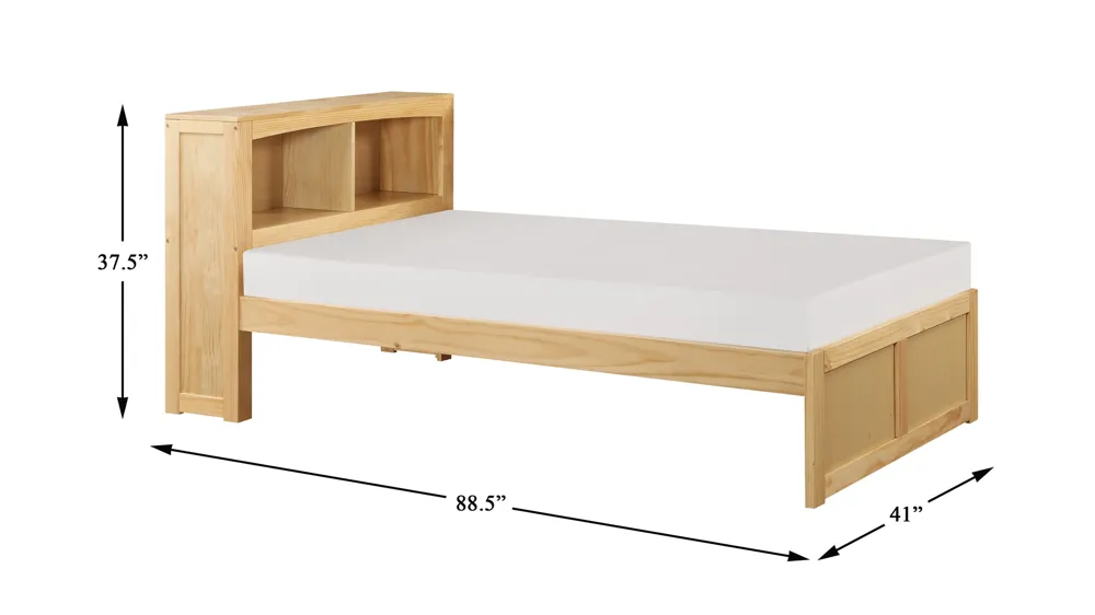 Belisar Bookcase Bed Dimensions