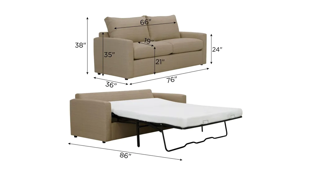 Penny Queen Sleeper Dimensions