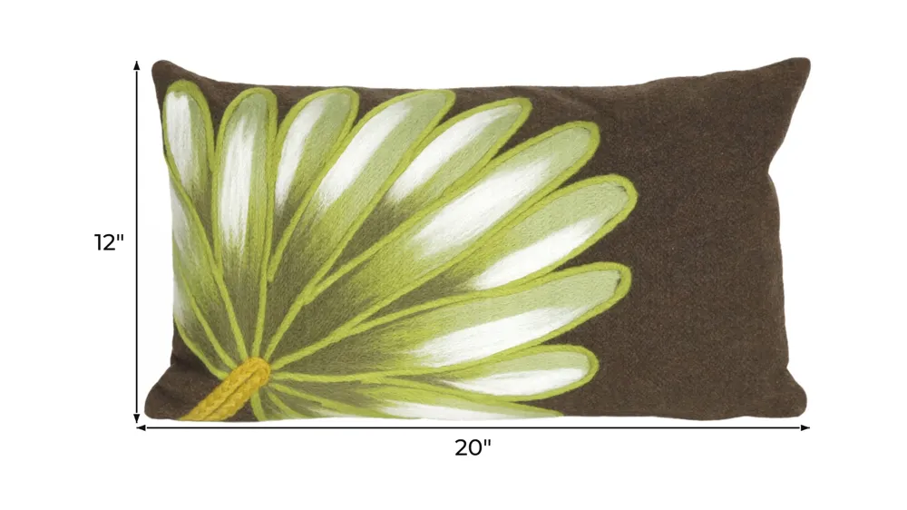Liora Manne Visions II Palm Fan Pillow Dimensions