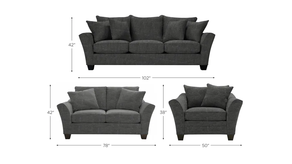 Briarwood Living Room Set Dimensions