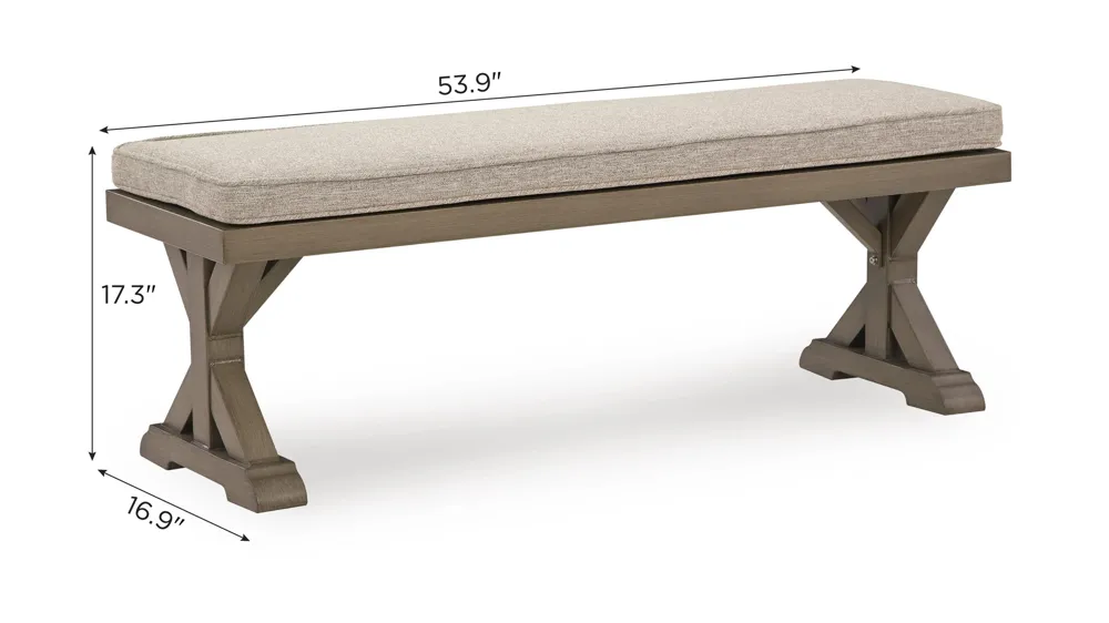 Laguna Heights Outdoor Bench Dimensions