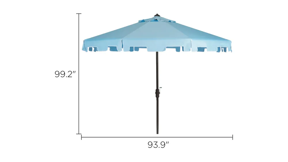 Zimmerman 9' Patio Umbrella Dimensions