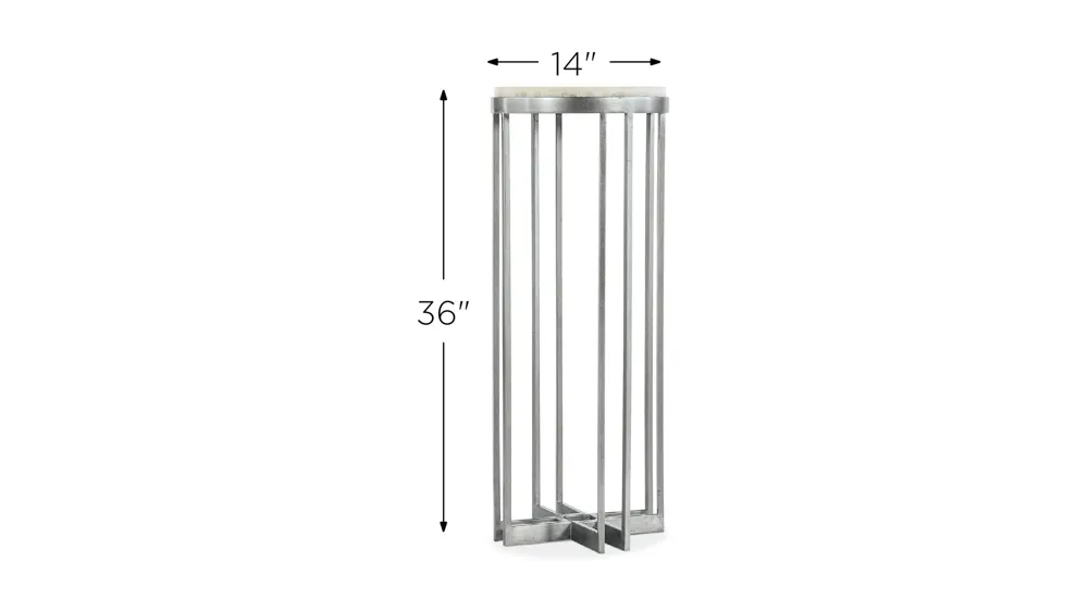 Melange Marin 36in Accent End Table Dimensions