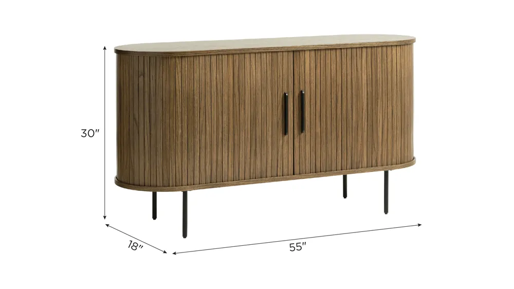 Hattie Sideboard w/Sliding Doors Dimensions
